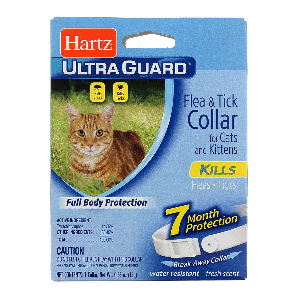 Hartz UltraGuard Reflecting Flea & Tick Cat Collar, Cats & Kittens 0.8 oz